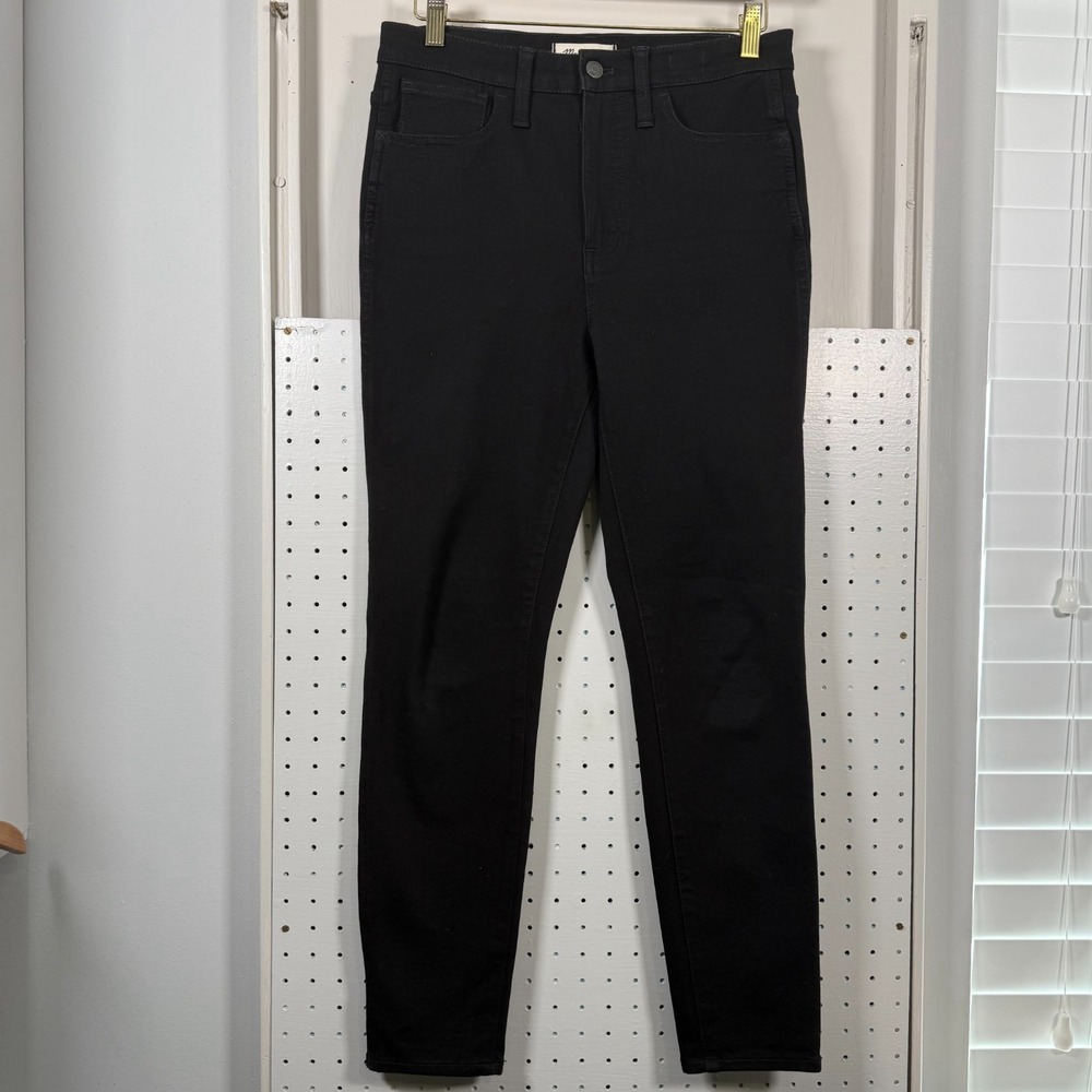 Madewell Roadtripper Jeggings Women's Black‎ Stretch High-Rise Skinny Jeans - 28